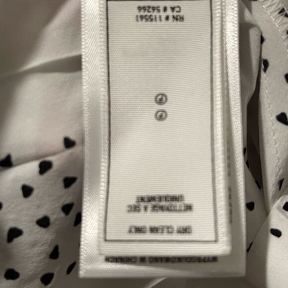 NWT Seven For All Mankind Pleated skirt White with black spot small retail $345 - Picture 6 of 13